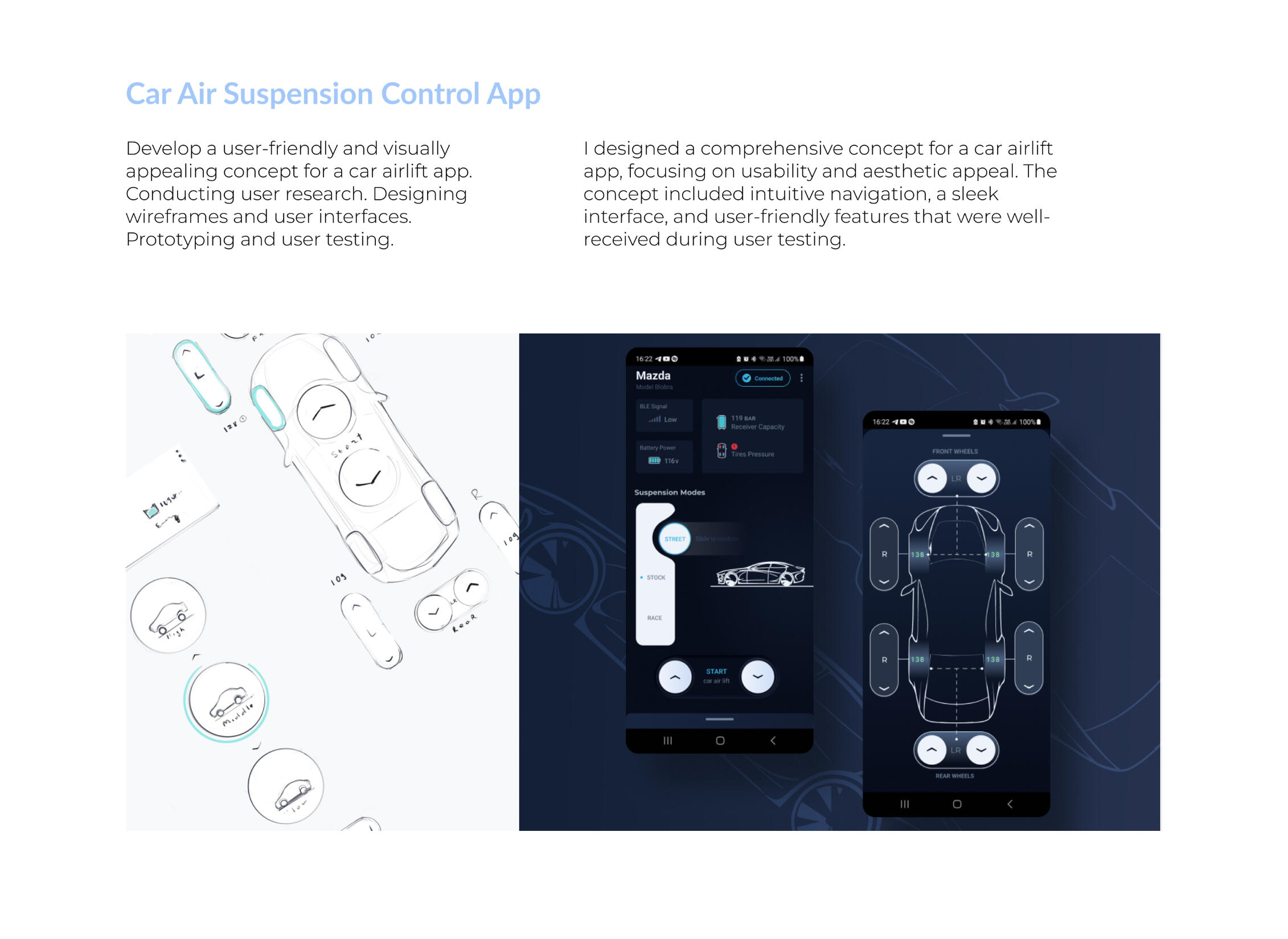Car Air Suspension Control App